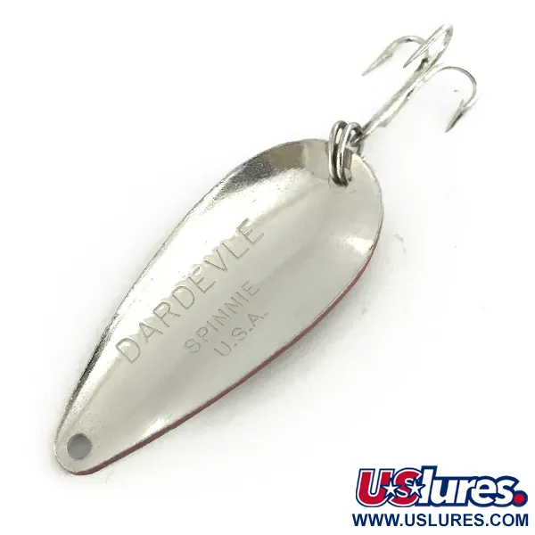 Eppinger Dardevle Spinnie, червоний/білий/нікель, 9 г, блесна коливалка (колебалка) #7245