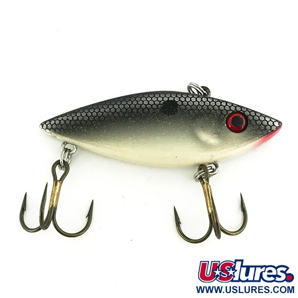  Cotton Cordell Spot Rattle Glitter Shad, сірий/червоні очі/гліттер, 7 г, воблер #7249