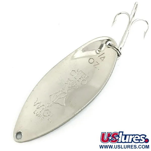 Seneca Little Cleo (Hula Girl), блакитний/нікель, 21 г, блесна коливалка (колебалка) #7266