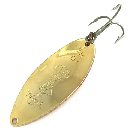 Seneca Little Cleo (Hula Girl), червоний/білий/золото, 21 г, блесна коливалка (колебалка) #7267