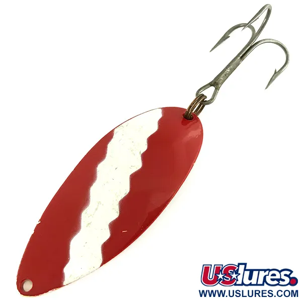 Seneca Little Cleo (Hula Girl), червоний/білий/золото, 21 г, блесна коливалка (колебалка) #7267