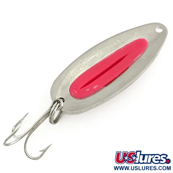  Blue Fox Pixee, карбований нікель/рожевий, 14 г, блесна коливалка (колебалка) #7268