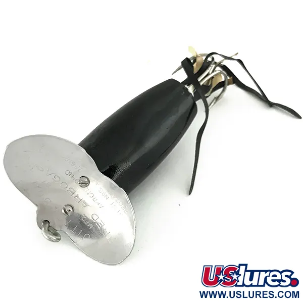  Fred Arbogast Jitterbug незачіпляйка, чорний, 8,5 г, воблер #7275