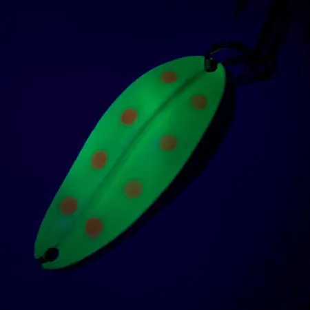 TODDCO Main liner UV (світиться в ультрафіолеті), неоновий жовтий/рожевий/нікель, 11 г, блесна коливалка (колебалка) #7284