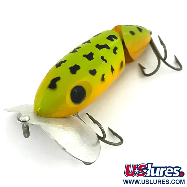  Fred Arbogast Jitterbug Jointed, Frog, 10 г, воблер #17497