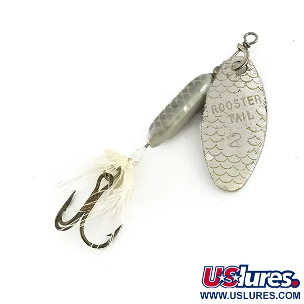 Yakima Bait Worden’s Original Rooster Tail 2, срібло, 3 г, блешня оберталка (вертушка) #7295