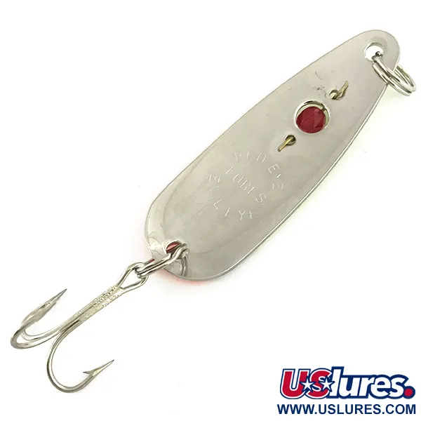 Red Eye Lures Red Eye Evil Eye, жовтий/помаранчевий/нікель, 14 г, блесна коливалка (колебалка) #7319