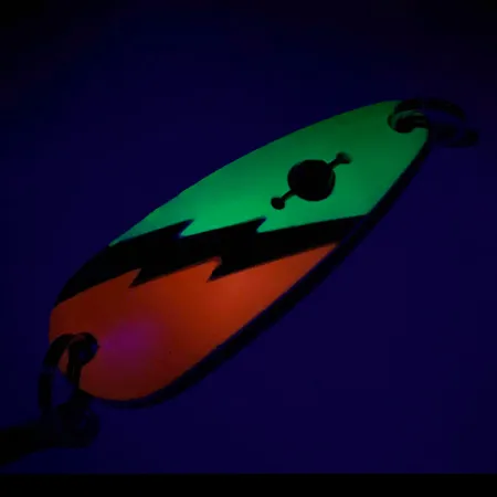 Red Eye Lures Red Eye Evil Eye, жовтий/помаранчевий/нікель, 14 г, блесна коливалка (колебалка) #7319