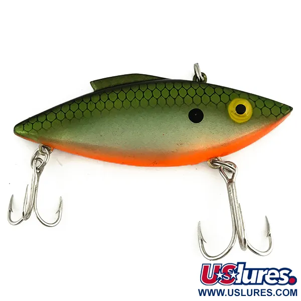  Bill Lewis Rat-L-Trap, сірий/зелений/помаранчевий, 14 г, блесна коливалка (колебалка) #7326