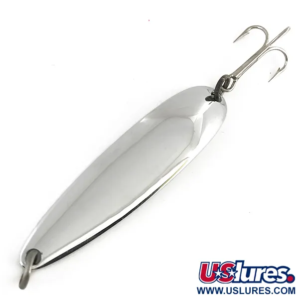 Luhr Jensen Krocodile DIE #4, нікель, 14 г, блесна коливалка (колебалка) #7336