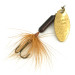 Yakima Bait Worden’s Original Rooster Tail, золото/коричневий, 3,6 г, блешня оберталка (вертушка) #7355