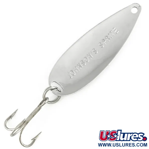  Johnson Sprite, нікель/червоний, 10 г, блесна коливалка (колебалка) #7361