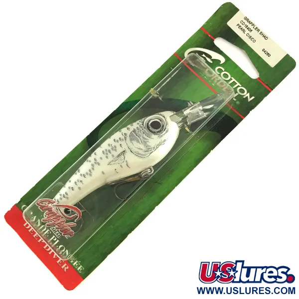  Cotton Cordell Grappler Shad Deep Diver, Pearl cisco, 12 г, воблер #7371