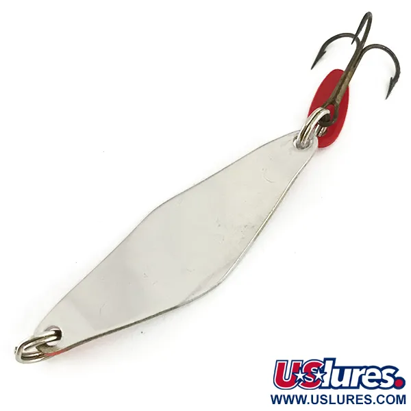 Bay de Noc Do-Jigger, нікель/червоний, 10 г, блесна коливалка (колебалка) #7397