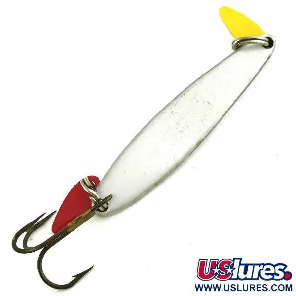  Bay de Noc Swedish Pimple, білий перламутр, 7 г, блесна коливалка (колебалка) #7407