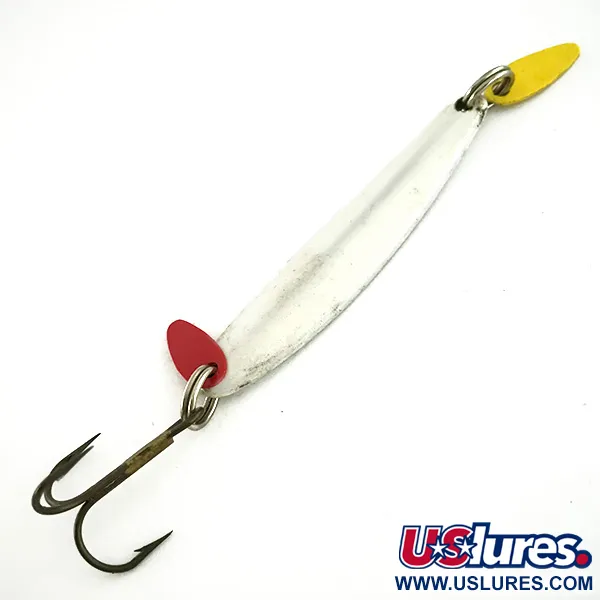  Bay de Noc Swedish Pimple, білий перламутр, 7 г, блесна коливалка (колебалка) #7407