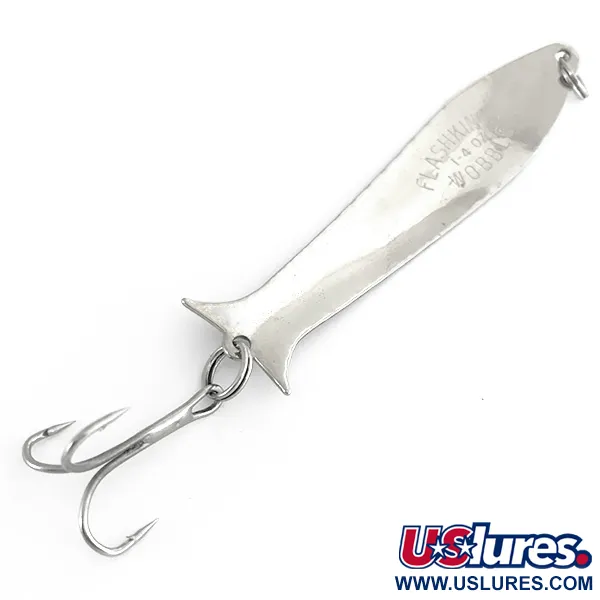 Acme Flash-King Wobbler, карбований нікель/синій, 7 г, блесна коливалка (колебалка) #7409