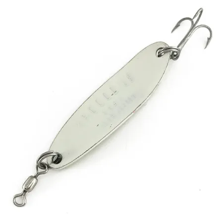 Luhr Jensen Krocodile DIE #3 (світиться в темряві), білий/зелений, блесна коливалка (колебалка) #7410