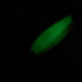 Luhr Jensen Krocodile DIE #3 (світиться в темряві), білий/зелений, , блесна коливалка (колебалка) #7410
