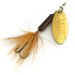 Yakima Bait Worden’s Original Rooster Tail, золото, 3,6 г, блешня оберталка (вертушка) #7414