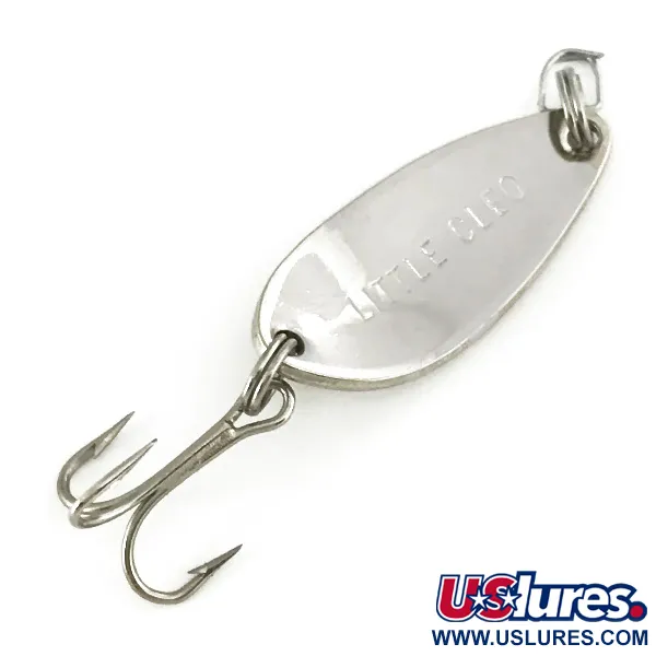 Seneca Little Cleo, нікель/зелений, 5 г, блесна коливалка (колебалка) #7417