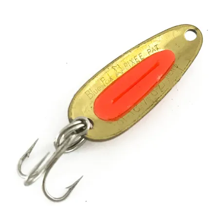 Blue Fox Pixee UV (світиться в ультрафіолеті), Карбоване золото/рожевий, 4,5 г, блесна коливалка (колебалка) #7420