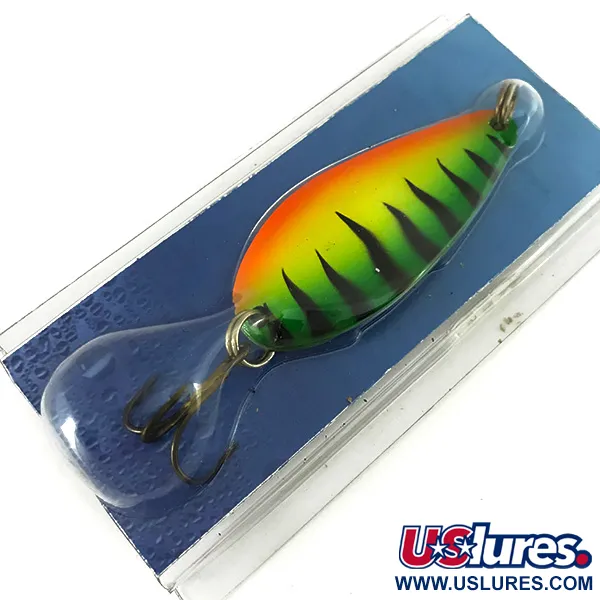  Blue Fox Strobe Tear Drop Spoon, Fire Tiger, 11 г, блесна коливалка (колебалка) #7423