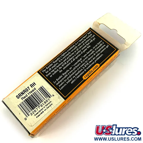 Rapala Rattl'n Rap, Red Head, 16 г, воблер #7424