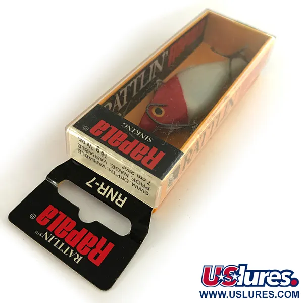 Rapala Rattl'n Rap, Red Head, 16 г, воблер #7424