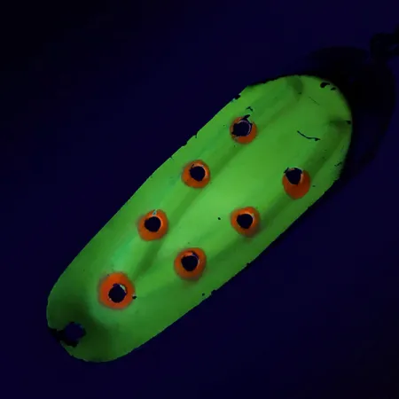 Rustowicz Charger №3 UV (світиться в ультрафіолеті), жовтий/червоний/нікель, 12,5 г, блесна коливалка (колебалка) #7432