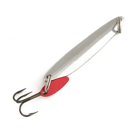 Bay de Noc Swedish Pimple, нікель/синій, 5,5 г, блесна коливалка (колебалка) #7442