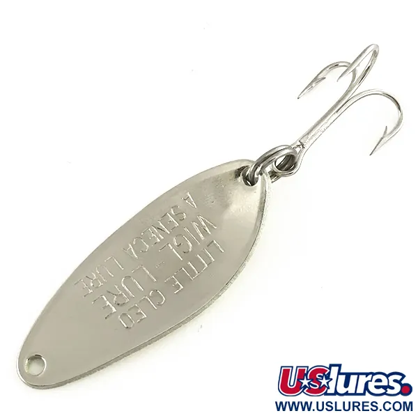 Seneca Little Cleo UV (світиться в ультрафіолеті), жовтий/червоний/нікель, 7 г, блесна коливалка (колебалка) #7450