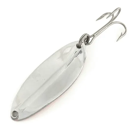 TODDCO Main liner UV (світиться в ультрафіолеті та в темряві), червоний/білий/нікель Glow - світиться в темряві. UV - світиться в ультрафіолеті, 11 г, блесна коливалка (колебалка) #7451