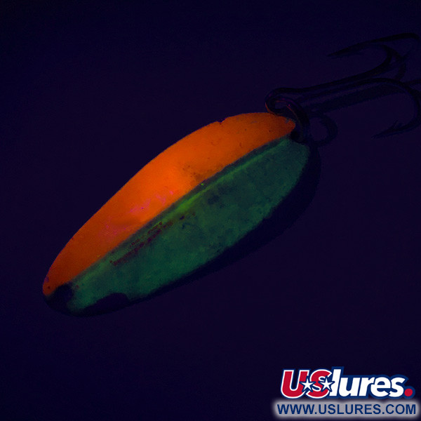  Main liner UV (світиться в ультрафіолеті та в темряві), червоний/білий/нікель Glow - світиться в темряві. UV - світиться в ультрафіолеті, 11 г, блесна коливалка (колебалка) #7451