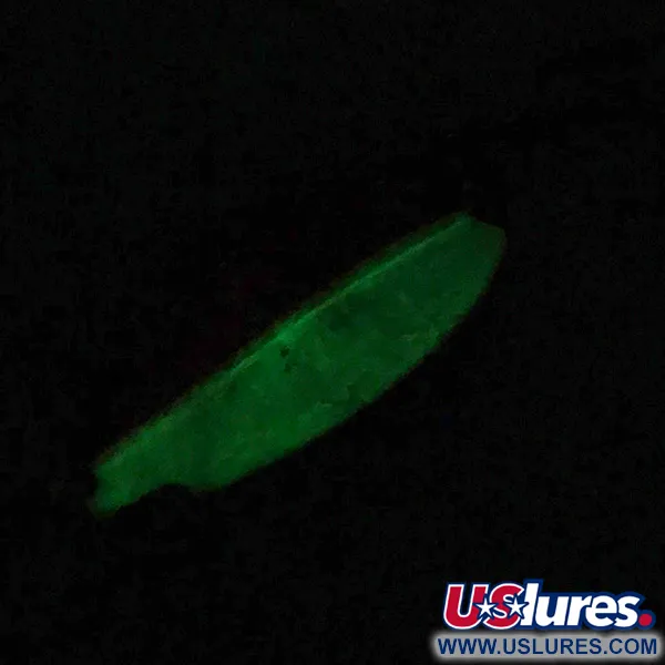 TODDCO Main liner UV (світиться в ультрафіолеті та в темряві), червоний/білий/нікель Glow - світиться в темряві. UV - світиться в ультрафіолеті, 11 г, блесна коливалка (колебалка) #7451