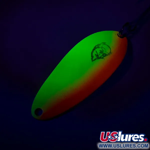 Eppinger Dardevle Devle-Dog 5300 UV (світиться в ультрафіолеті), жовтий/помаранчевий/нікель, 10 г, блесна коливалка (колебалка) #7453