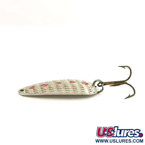  Thomas Cyclone, срібло/червоний/білий, 7 г, блесна коливалка (колебалка) #7454