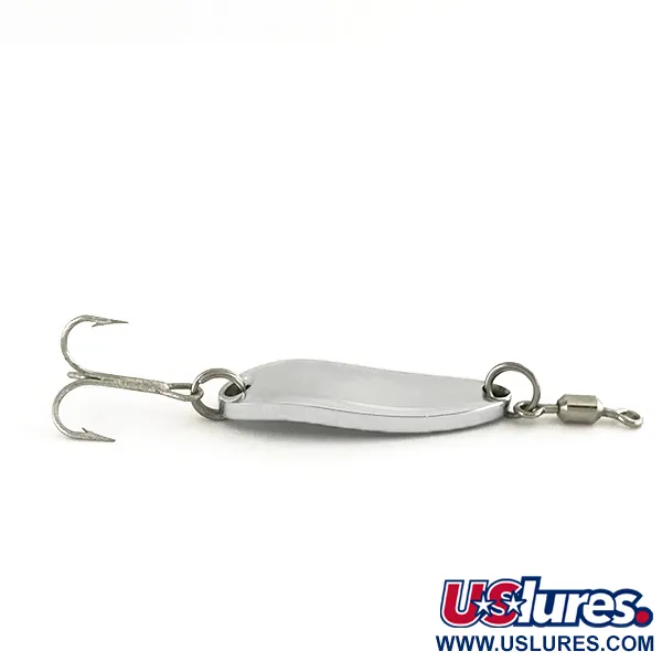 Luhr Jensen Krocodile, нікель, 7 г, блесна коливалка (колебалка) #7460