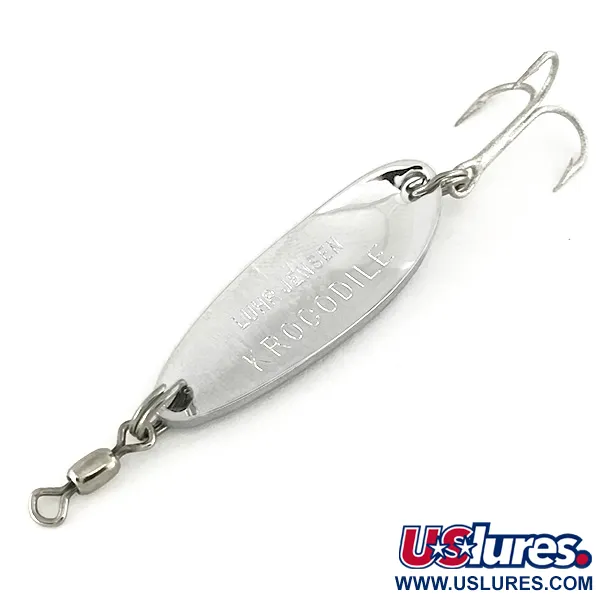 Luhr Jensen Krocodile, карбований нікель, 9 г, блесна коливалка (колебалка) #7464