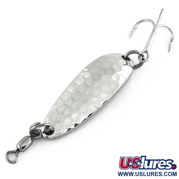 Luhr Jensen Krocodile, карбований нікель, 9 г, блесна коливалка (колебалка) #7464