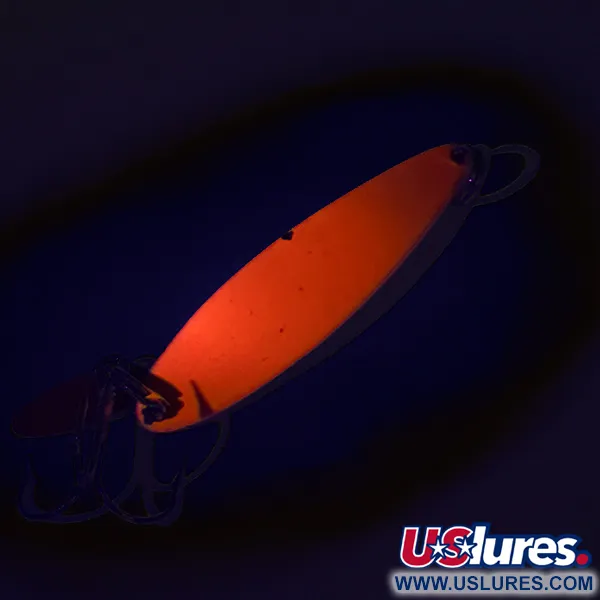 Bay de Noc Swedish Pimple UV (світиться в ультрафіолеті), червоний, 14 г, блесна коливалка (колебалка) #7469