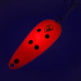 Eppinger Dardevle Imp UV (світиться в ультрафіолеті), червоний/чорний/нікель, 11 г, блесна коливалка (колебалка) #7470