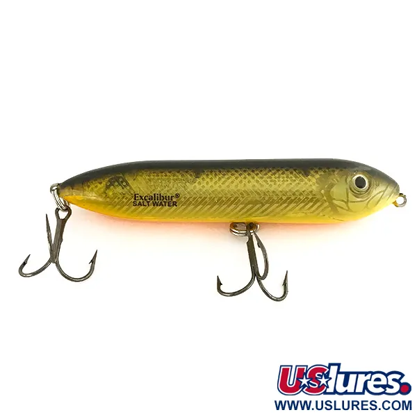 Heddon Excalibur Super Spook Saltwater, Оливковий, 14 г, воблер #7475