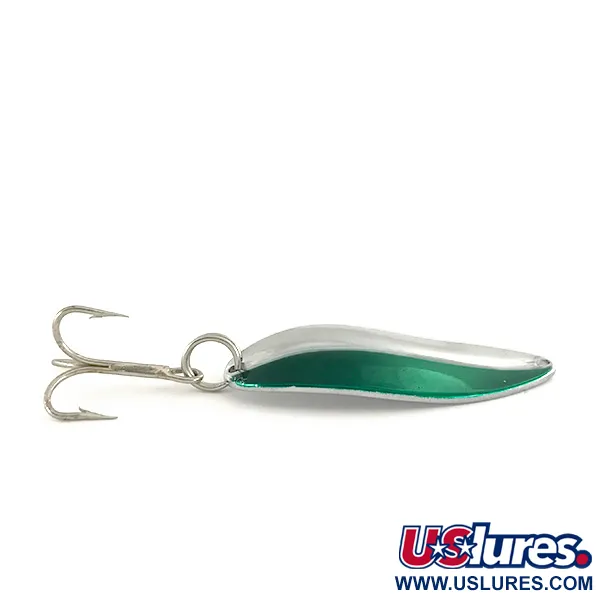 TODDCO Main liner, нікель/зелений, 21 г, блесна коливалка (колебалка) #7486