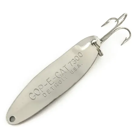 Eppinger Dardevle Cop-E-Cat 7300, нікель/зелений, 10 г, блесна коливалка (колебалка) #7487