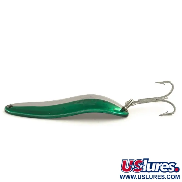 Eppinger Dardevle Cop-E-Cat 7300, нікель/зелений, 10 г, блесна коливалка (колебалка) #7487