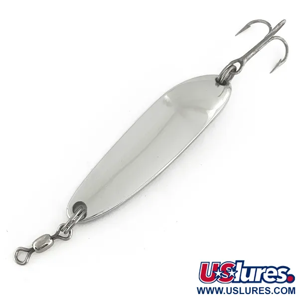 Luhr Jensen Krocodile DIE #3, нікель, 14 г, блесна коливалка (колебалка) #7488