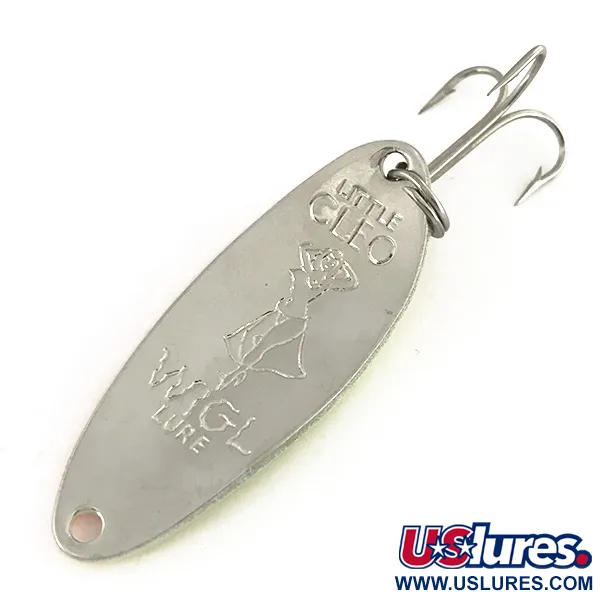 Seneca Little Cleo (Hula Girl, UV - світиться в ультрафіолеті), жовтий/помаранчевий/нікель, 10 г, блесна коливалка (колебалка) #7490