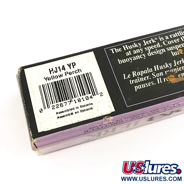 Rapala Husky Jerk HJ 14, Yellow Perch, 18 г, воблер #7498