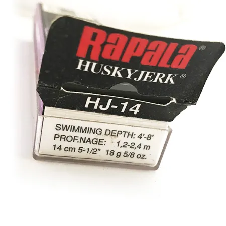 Rapala Husky Jerk HJ 14, Yellow Perch, 18 г, воблер #7498